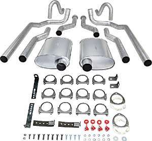 JEGS 30551 Header Back Dual 2 1/2 Exhaust Kit, JEGS  