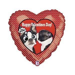  Bow Wow Happy Valentines Day Google Eyes 21 Mylar 