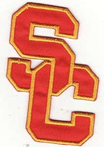 USC Southern California Trojans Letters Iron On Patch  