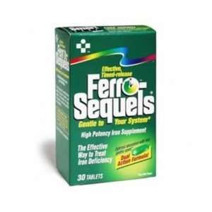  Ferro Sequels High Potency Iron Supplement, Tablets, 30 ct 