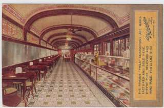 South Bend Ind Interior Candy Store 1913 Postcard Indiana  