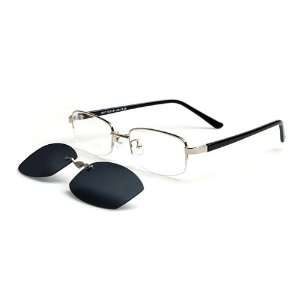  Model 9017 prescription eyeglasses (Silver) Health 