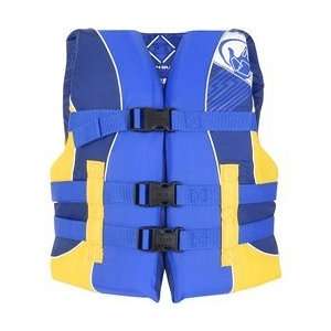   Life Vest   Navy/yellow/royal Youth (50 90lbs)