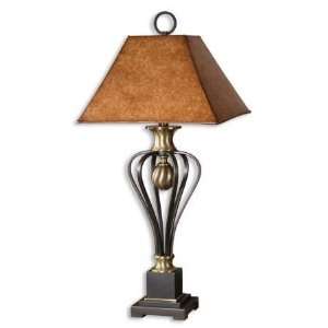  Sonoma Lamp by Uttermost   Lightly Distressed Black Finish 