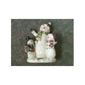  Giftcraft Glitter Snowman Family