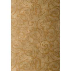  Bernini Scroll Brushwood by F Schumacher Wallpaper