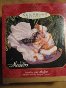 HALLMARK KEEPSAKE Disney KING OF THIEVES JASMINE & ALADDIN CARPET 