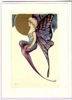 Samuel Schmucker Repro Butterfly Fairy Greeting Cards  