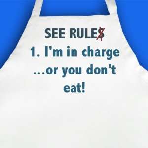  See Rules Printed Apron