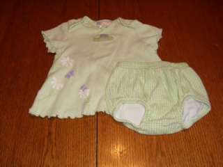 This cute summer dress and matching diaper cover is from Just One Year