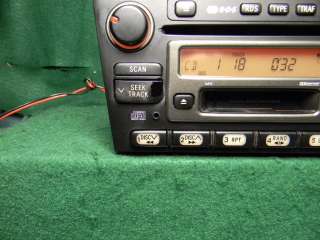 01 03 Lexus Is300 CD Cassette Radio IPOD AUX  SAT Input WARRANTY 