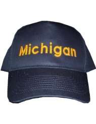 MICHIGAN   State series   Blue Baseball Cap / Hat One Size Fits Most