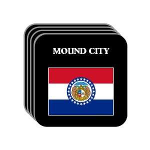 US State Flag   MOUND CITY, Missouri (MO) Set of 4 Mini 