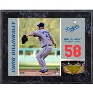  Chad Billingsley Los Angeles Dodgers 8x10 Marble Color 
