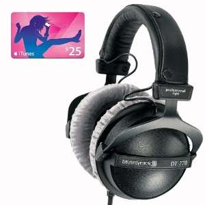    770 PRO Closed Back Studio Headphones w $25 iTunes Card Electronics