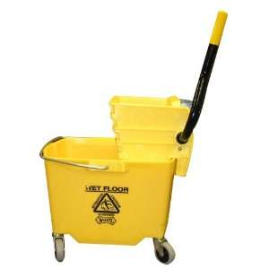 Impact Yellow Plastic Wringer/Bucket Combo  Industrial 