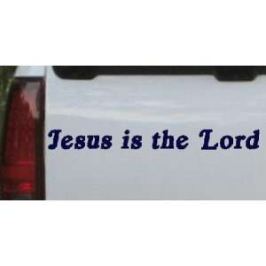 Navy 30in X 3.0in    Jesus Is The Lord Christian Car Window Wall 