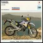 Motorcycle Card 1988 Yamaha 125 DTR dual sport DT 125R