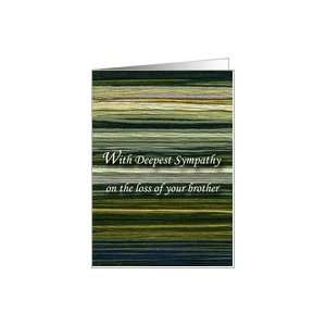  Loss of Brother, Words of Sympathy Card Health & Personal 