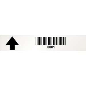  Warehouse Barcode Labels, Racks   ¾ x 4 Magnetic 