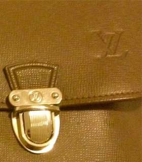 Louis Vuitton Anton, Taiga Leather Men Suitcase, Computer Bag,Luxury 