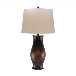  Brown Woodgrain Table Lamp