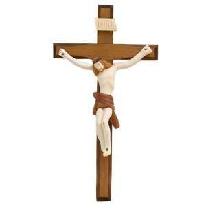  Wooden Wall Crucifix 9.5 inch