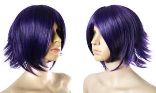 Purple Cosplay Short Wig for Saitou hajime Y2  