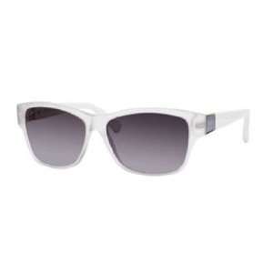 com Gucci Sunglasses 3208 / Frame Crystal White Lens Gray Gradient 