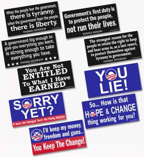 Bumper Stickers 2012 election Anti Obama   Romney Gingrich 
