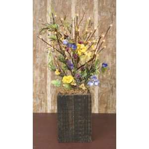  Light Display Box   Primitive, Country Rustic Wood 