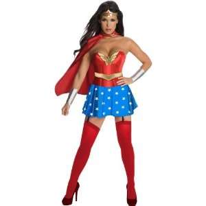  Wonder Woman Corset Costume   Adult Medium Everything 