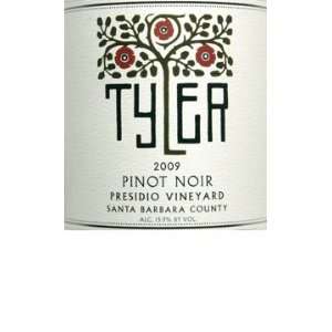  2009 Tyler Pinot Noir Santa Barbara County Presidio Vineyard 