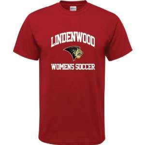   Cardinal Red Youth Womens Soccer Arch T Shirt