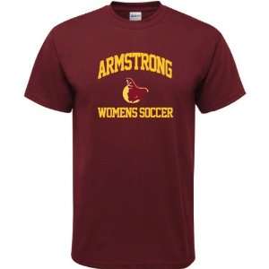   State Pirates Maroon Womens Soccer Arch T Shirt