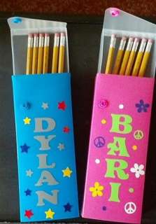 PERSONALIZED School Pencil Crayon Box   Design Your Own  