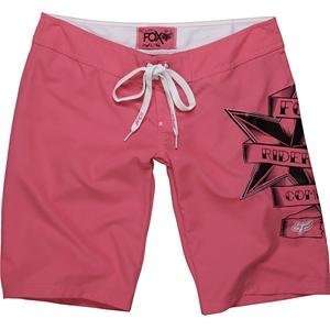  Fox Racing Womens Smack Down Board Shorts   9/Pink 