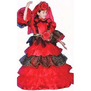  Quality Spanish Dancer Deluxe Dress   Toddler T4 By Dress Up 