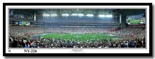 New York Giants Super Bowl XLII Champions Panoramic  