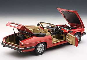 Autoart JAGUAR XJ S CABRIOLET RED Color 1/18 Scale. New Release In 
