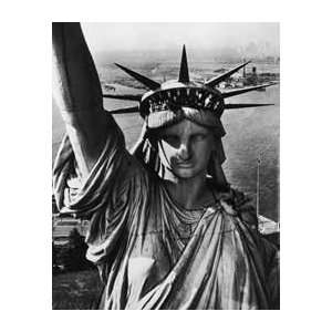   Statue of Liberty   Artist Margaret Bourke White  Poster Size 10 X 8