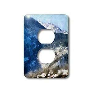   Pikes Peak and Ridgeline   Light Switch Covers   2 plug outlet cover