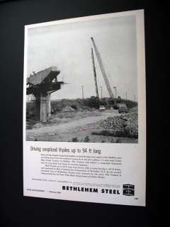 BETHLEHEM STEEL Union Ship Canal Viaduct Buffalo NY Ad  