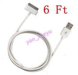 Ft USB Sync Data Charging Charger Cable Cord for Apple iPhone 4 4S 
