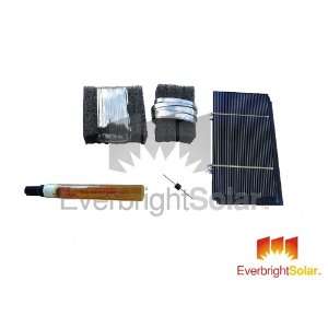  80 Short Tabbed 3x6 Solar Cell DIY Solar Panel Kit w/Wire 