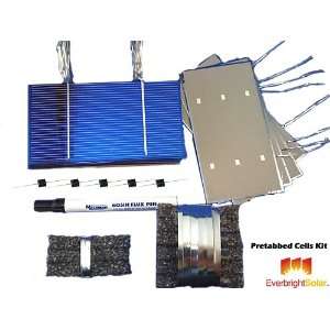   Solar Cells DIY Solar Panel Kit w/Wire Flux Diode Patio, Lawn