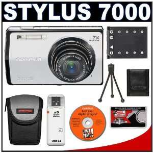  Olympus Stylus 7000 12MP Digital Camera (Silver) with 7x 