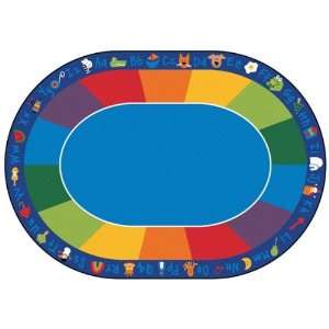   for Kids Fun with Phonics Rug (Factory Second)   Oval   83 x 118