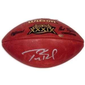  Tom Brady Signed Official Super Bowl 39 Football Sports 