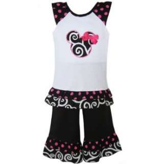  Girls Boutique Minnie Mouse Outfit Childrens Clothing 